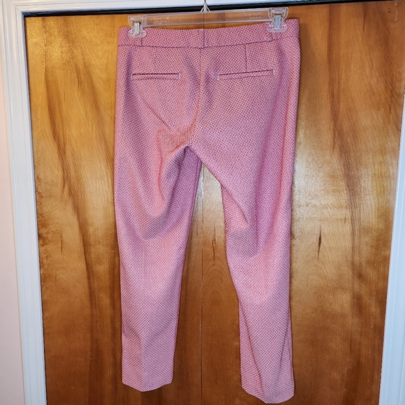 Banana Republic Women's Sloan Slim High-Rise Ankle Pants In Red Size 4 - Picture 2 of 8